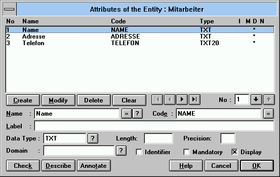 S-Designor: attribute definition